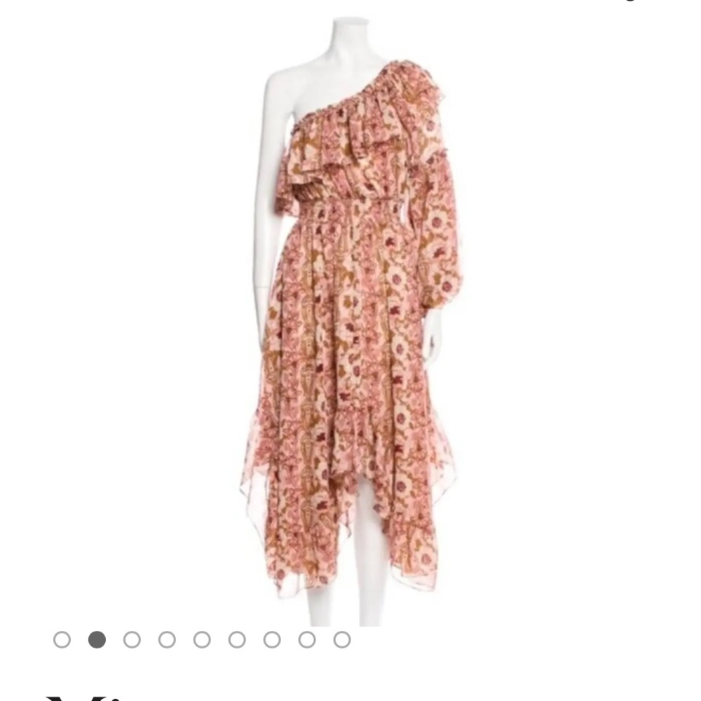 MISA Vola Asymmetric Ruffled Dress

Color: SAN LORENZO FLORA